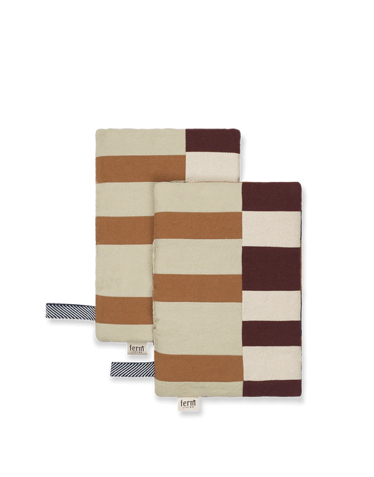 Ferm Living Section Pot Holder - Set of 2 - Patchwork