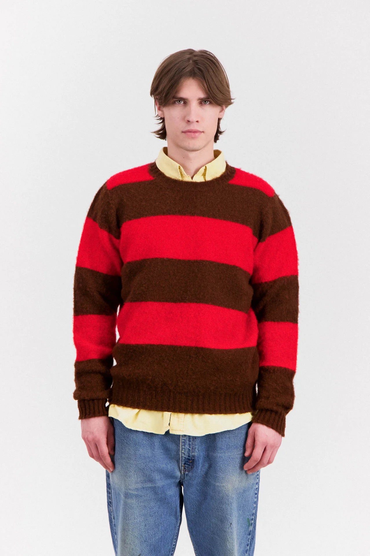 Howlin Shaggy Bear - Chunky Stripes - Mocha Boom