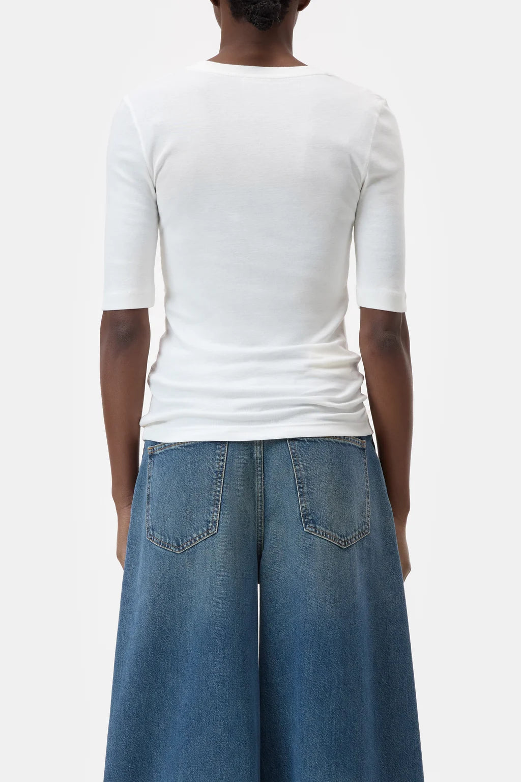 Closed T-shirt Cotton Modal Ivory