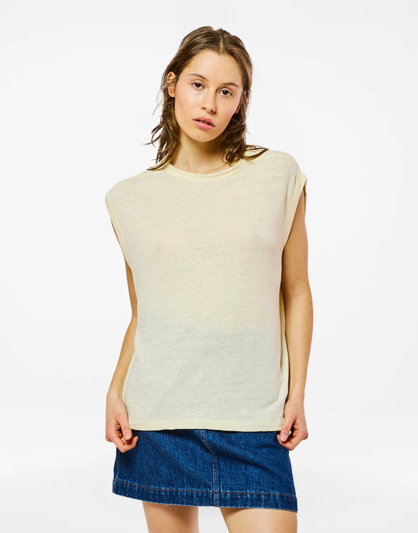 Homecore Tom Tank Top Ivory