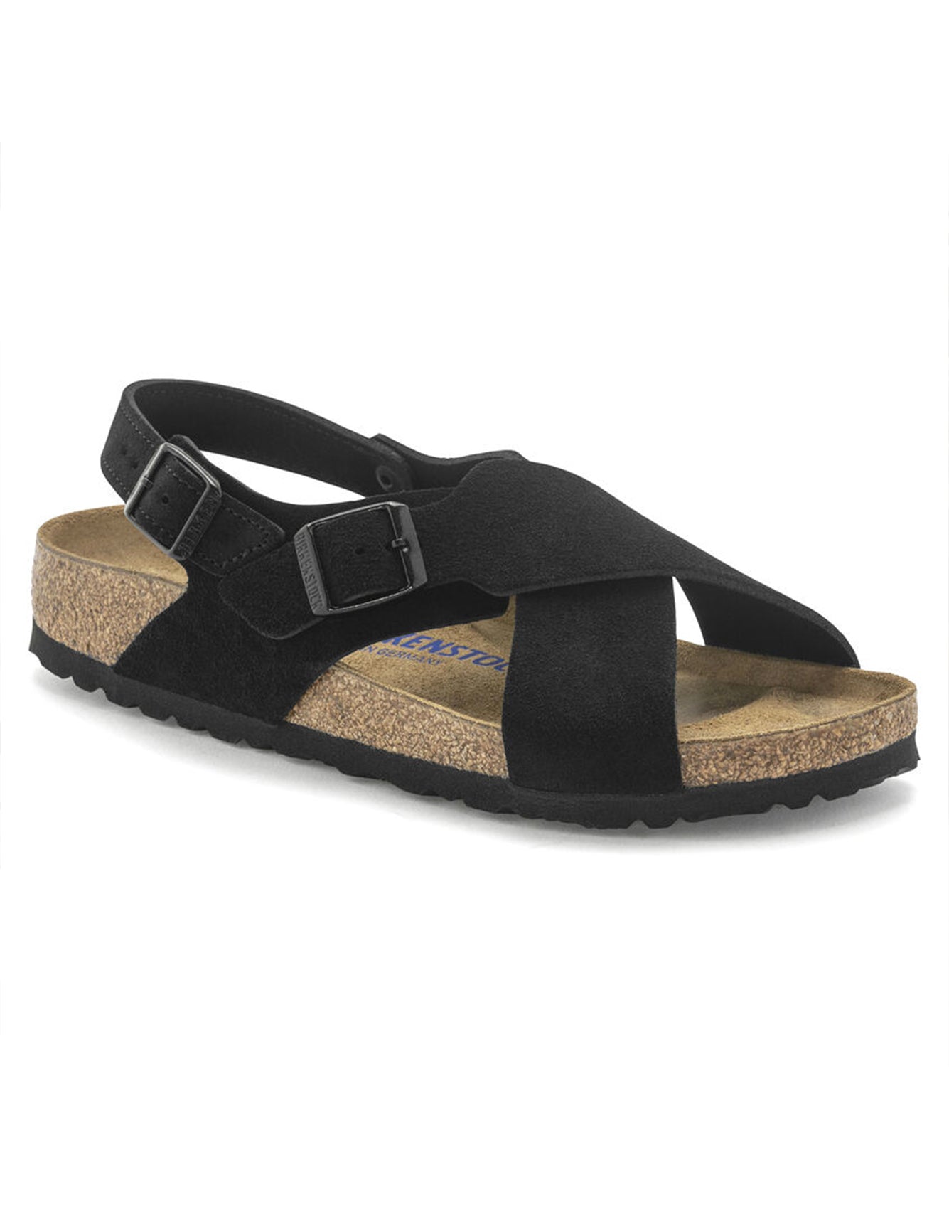 Birkenstock Tulum SFB Black Suede Leather