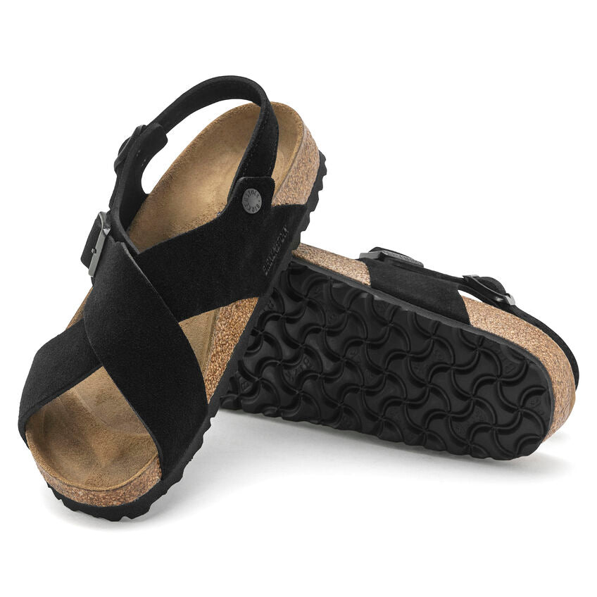 Birkenstock Tulum SFB Black Suede Leather