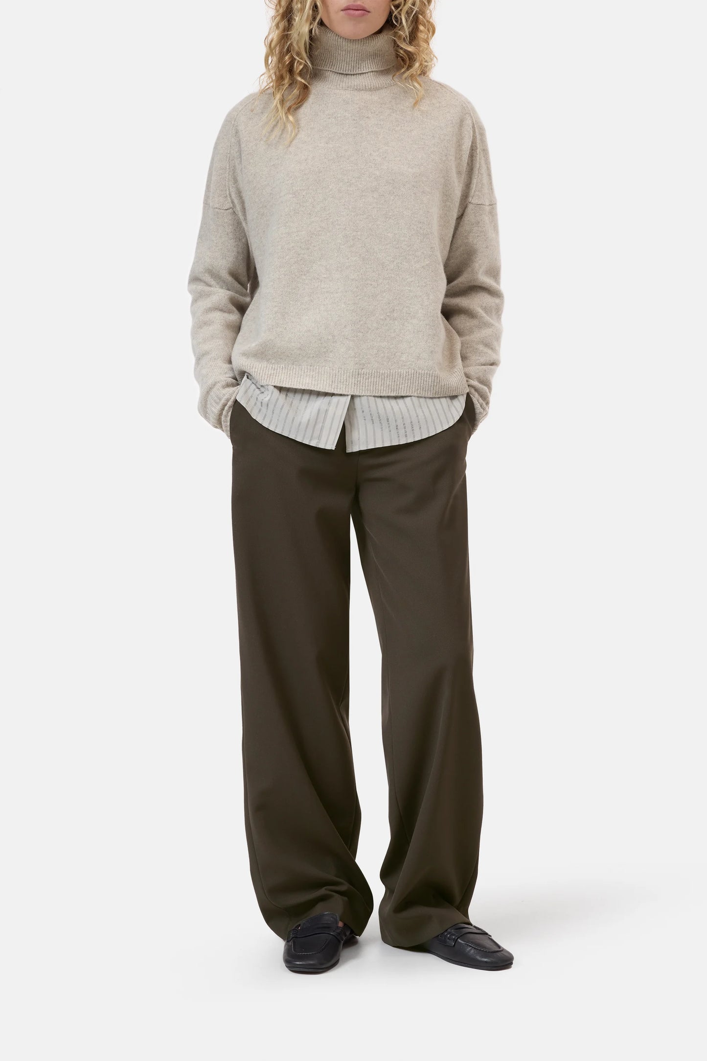 Closed Merino Turtleneck Silt Grey