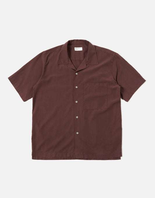Universal Works Camp Shirt Rich Brown