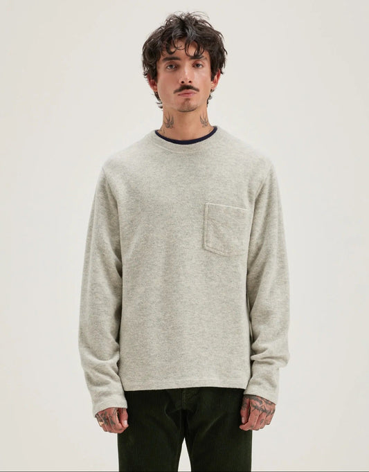 Bellerose Velo Crew-Neck Sweatshirt H.Grey