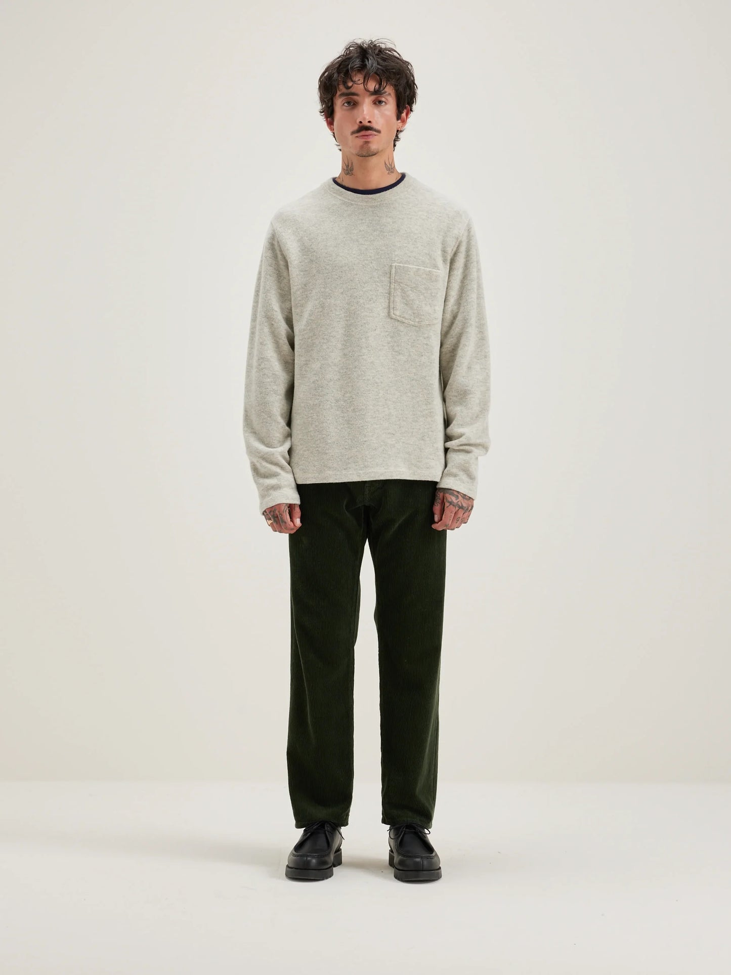 Bellerose Velo Crew-Neck Sweatshirt H.Grey