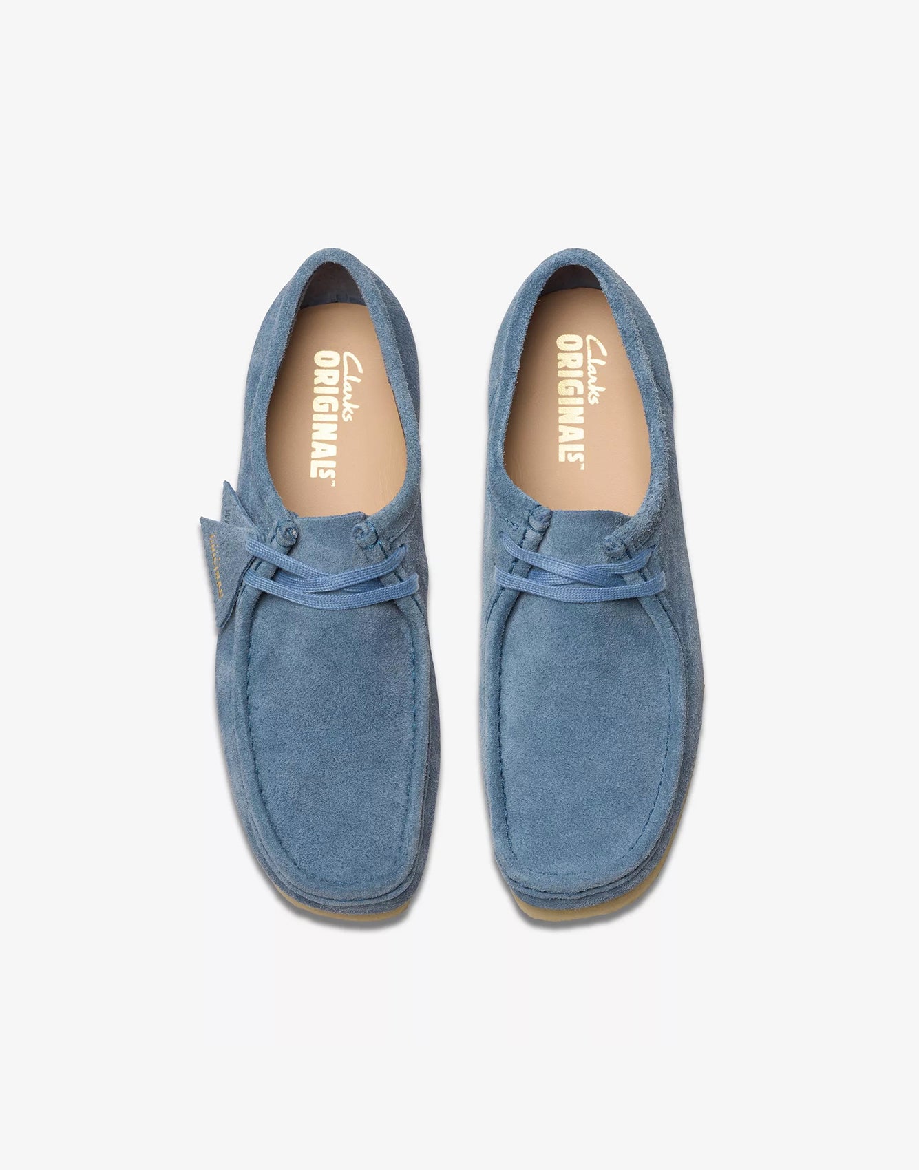 Clarks Wallabe French Blue Suede