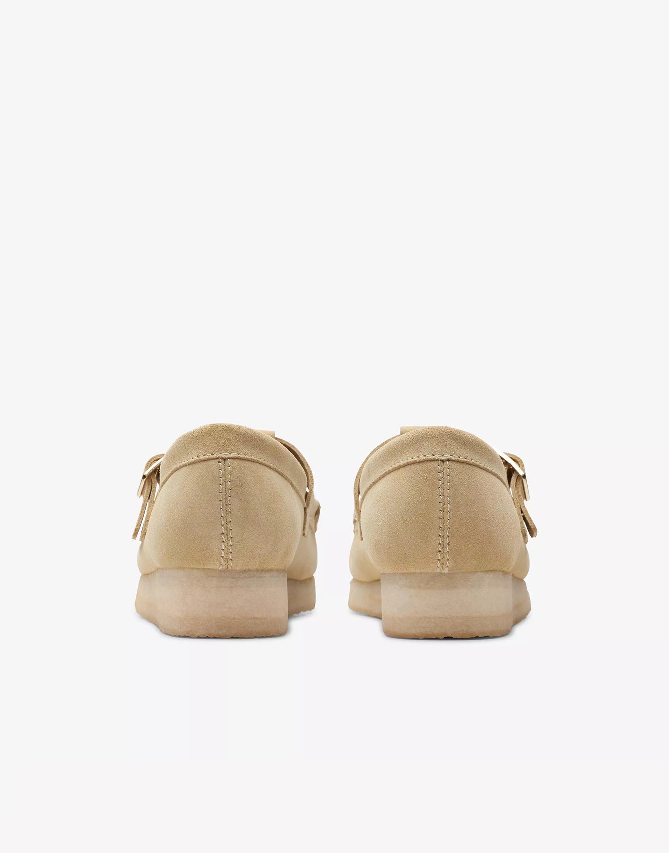 Clarks Wallabee T Bar Maple Suede