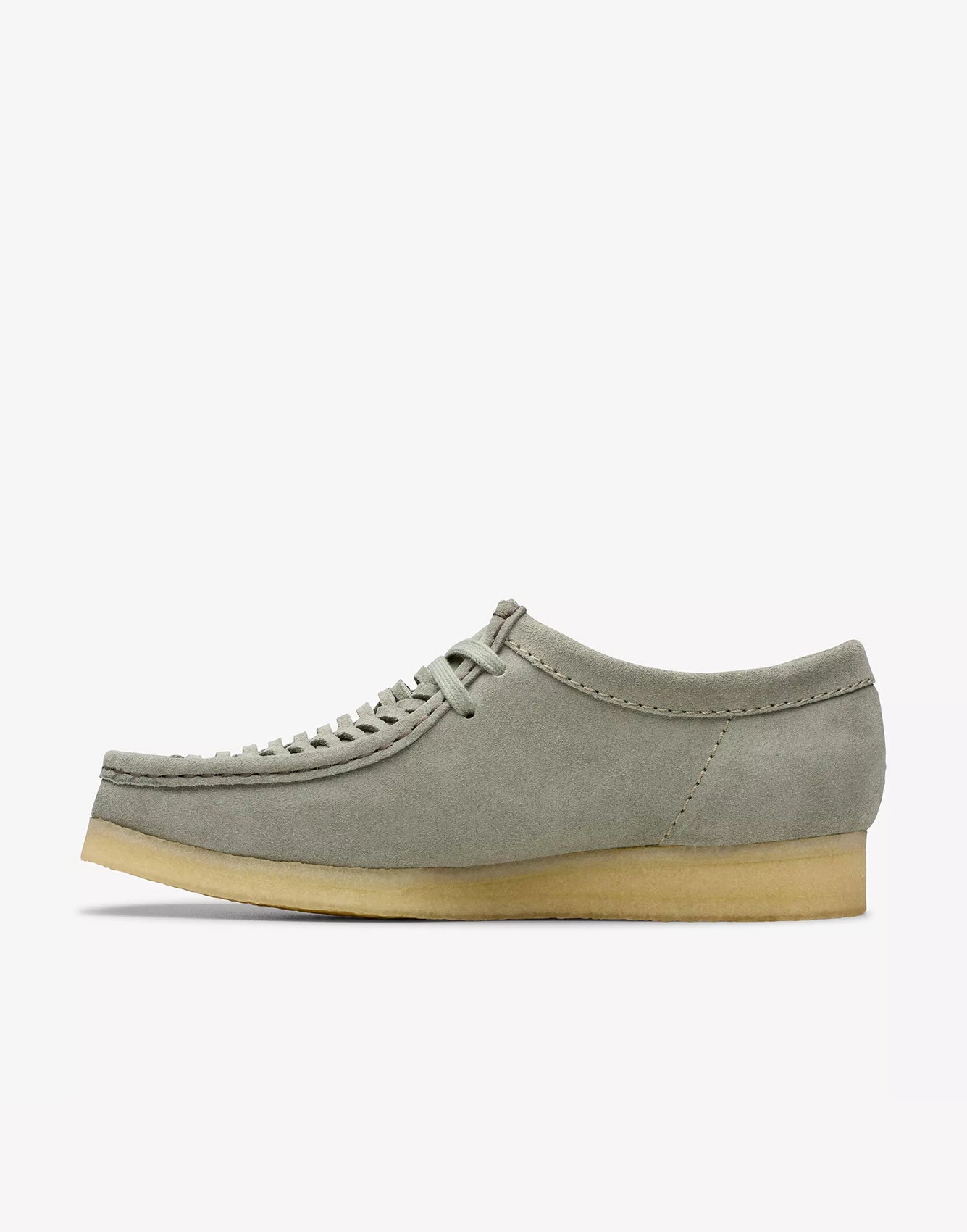 Clarks Wallabee Weave Sage Suede