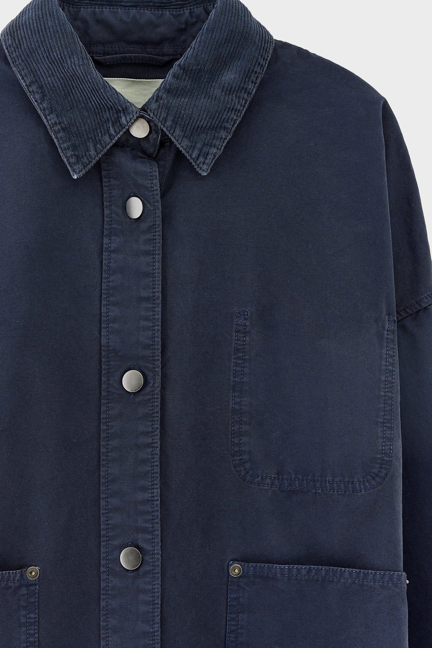 Bellerose Wandy Relaxed Overshirt Navy