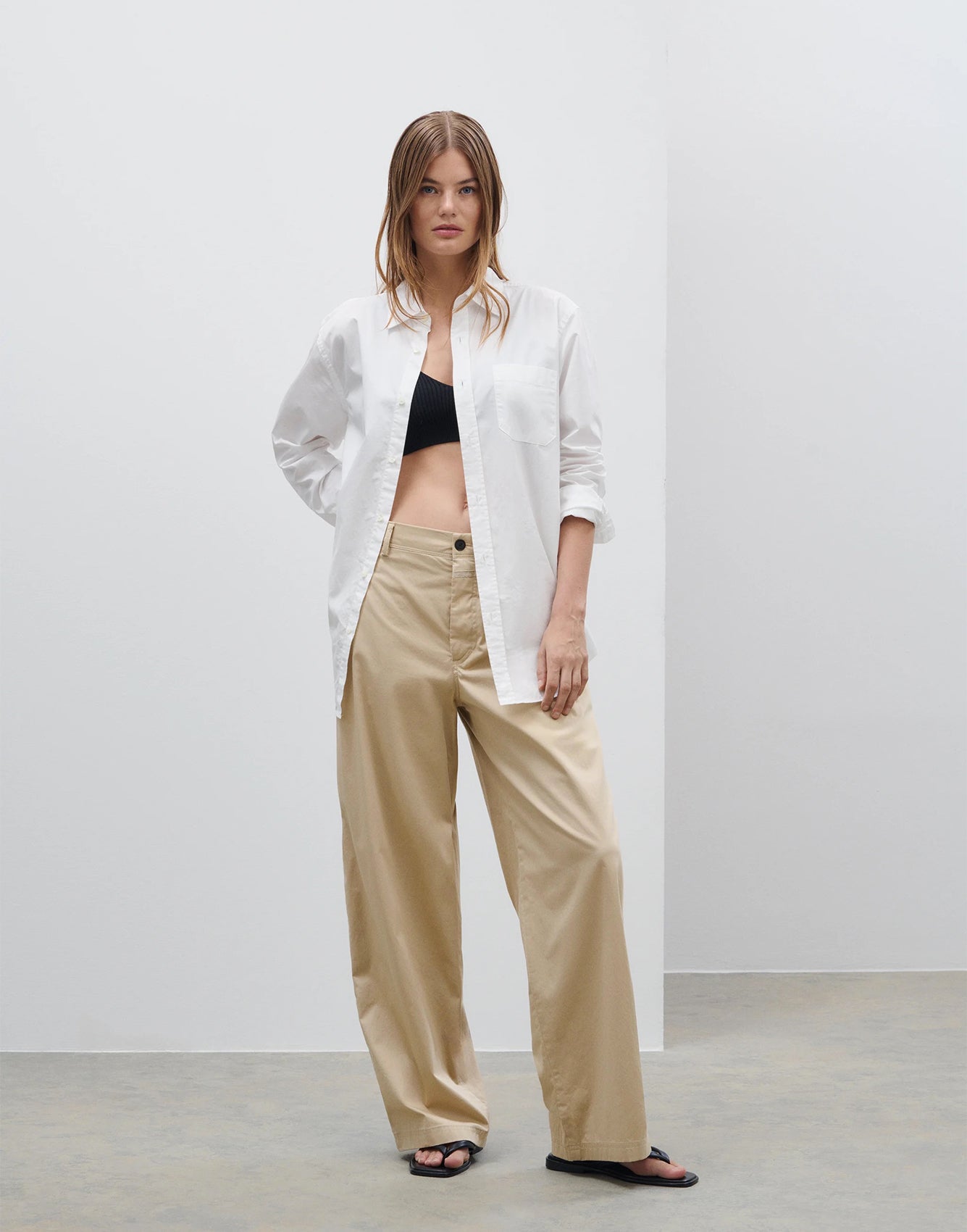Closed Wrenna Wide Pants Desert Sand