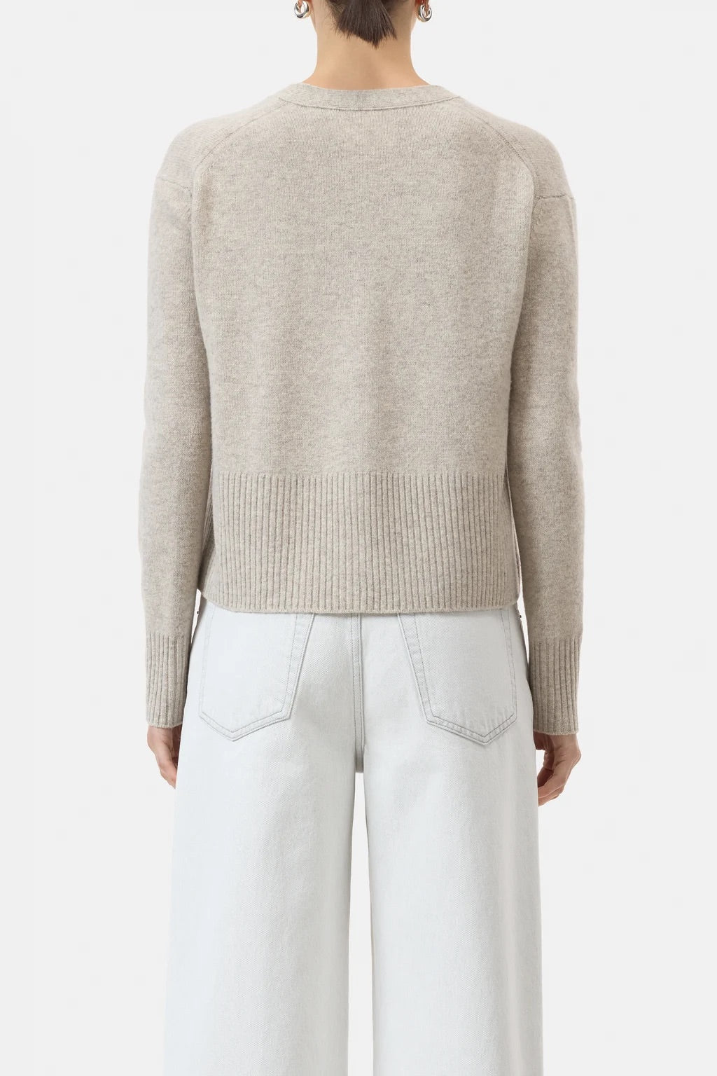 Closed Wool Cardigan Beige Melange