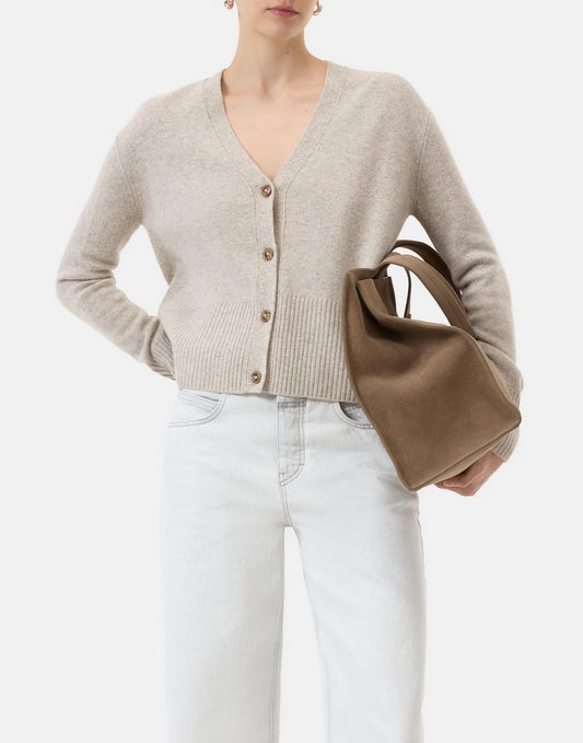 Closed Wool Cardigan Beige Melange