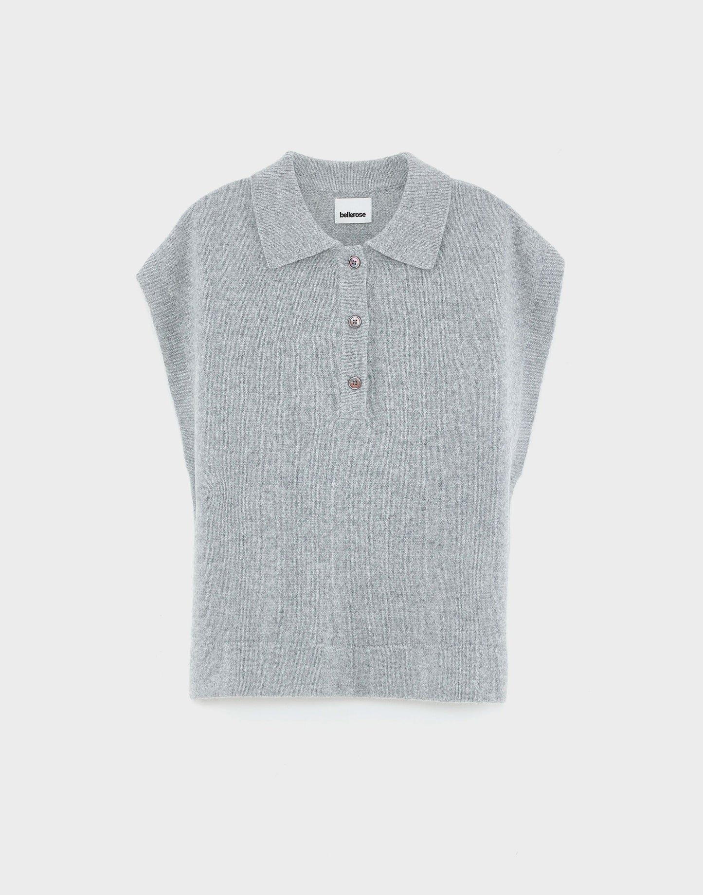 Bellerose Ameson Sleeveless Sweater H.Grey