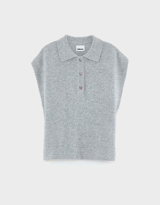 Bellerose Ameson Sleeveless Sweater H.Grey