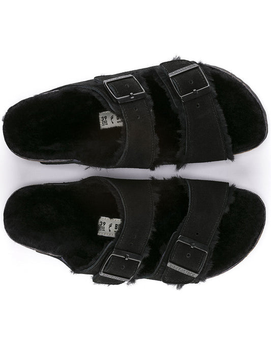 Birkenstock Arizona Shearling Black