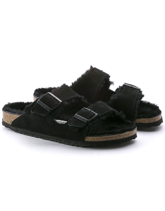 Birkenstock Arizona Shearling Black