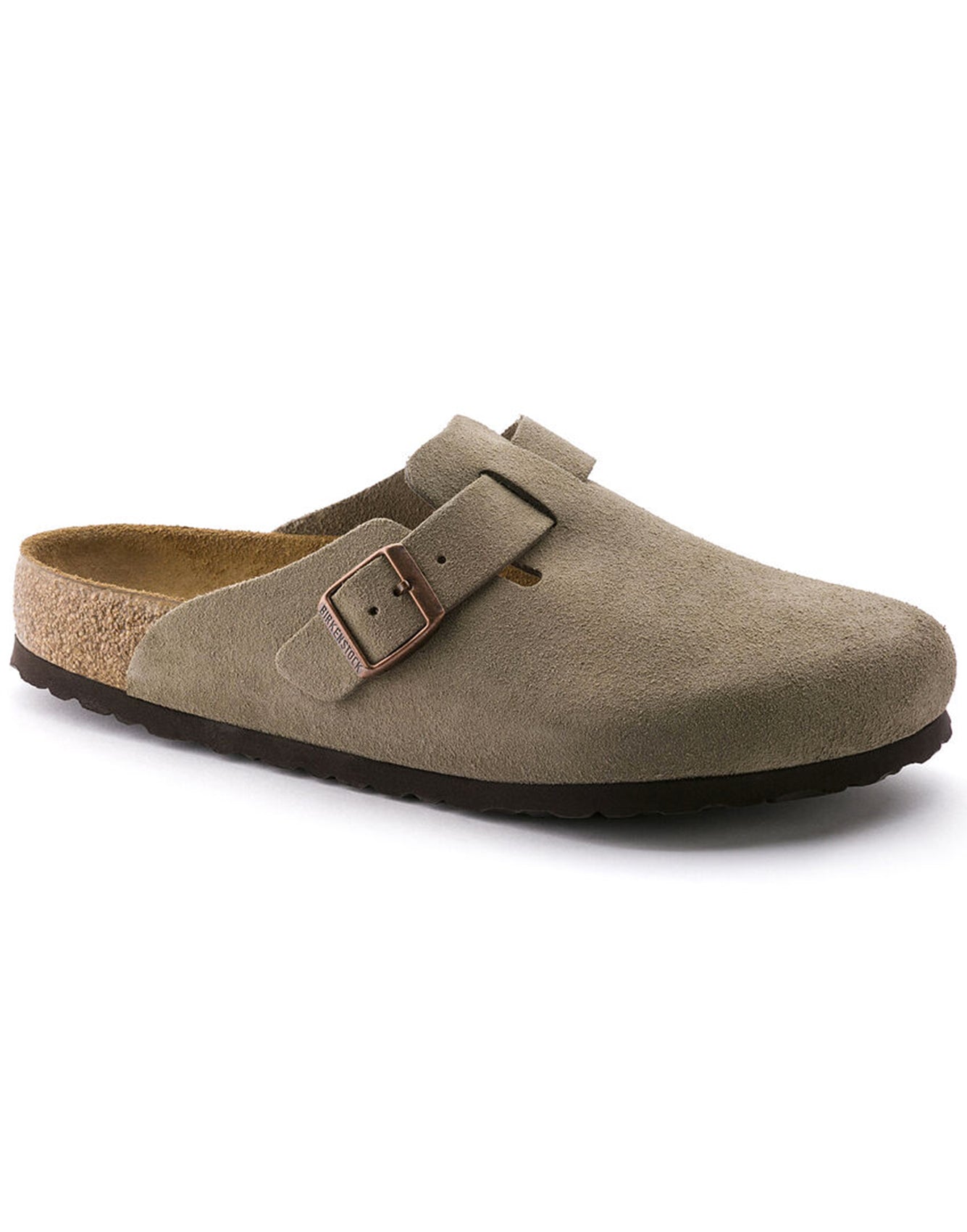 Birkenstock Boston Soft Suede Taupe