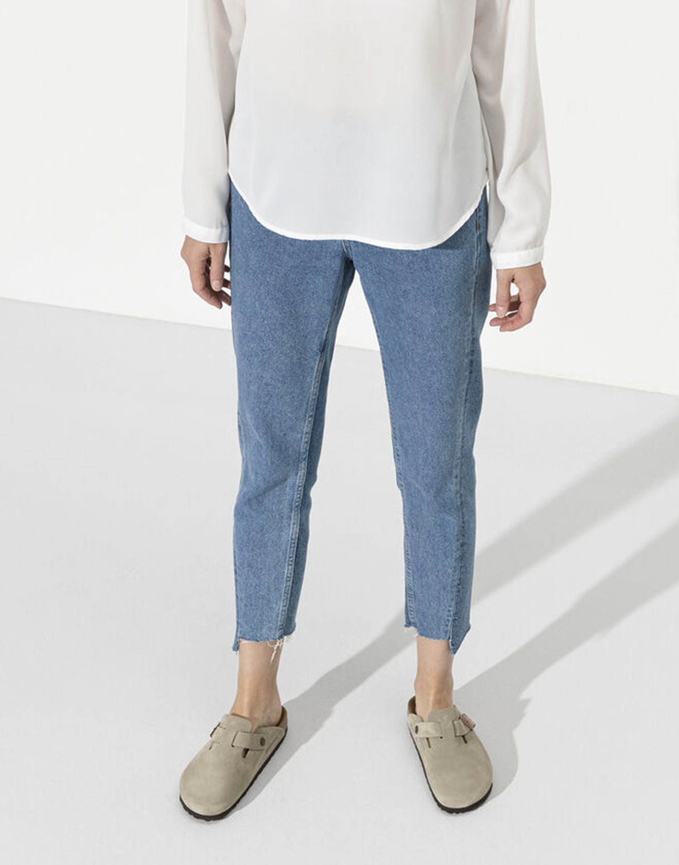 Birkenstock Boston Soft Suede Taupe