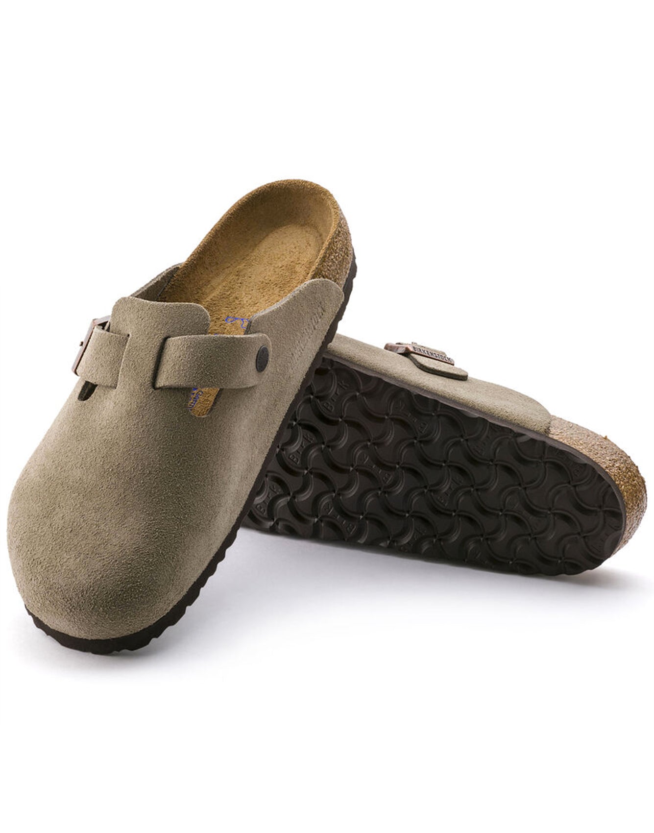 Birkenstock Boston Soft Suede Taupe