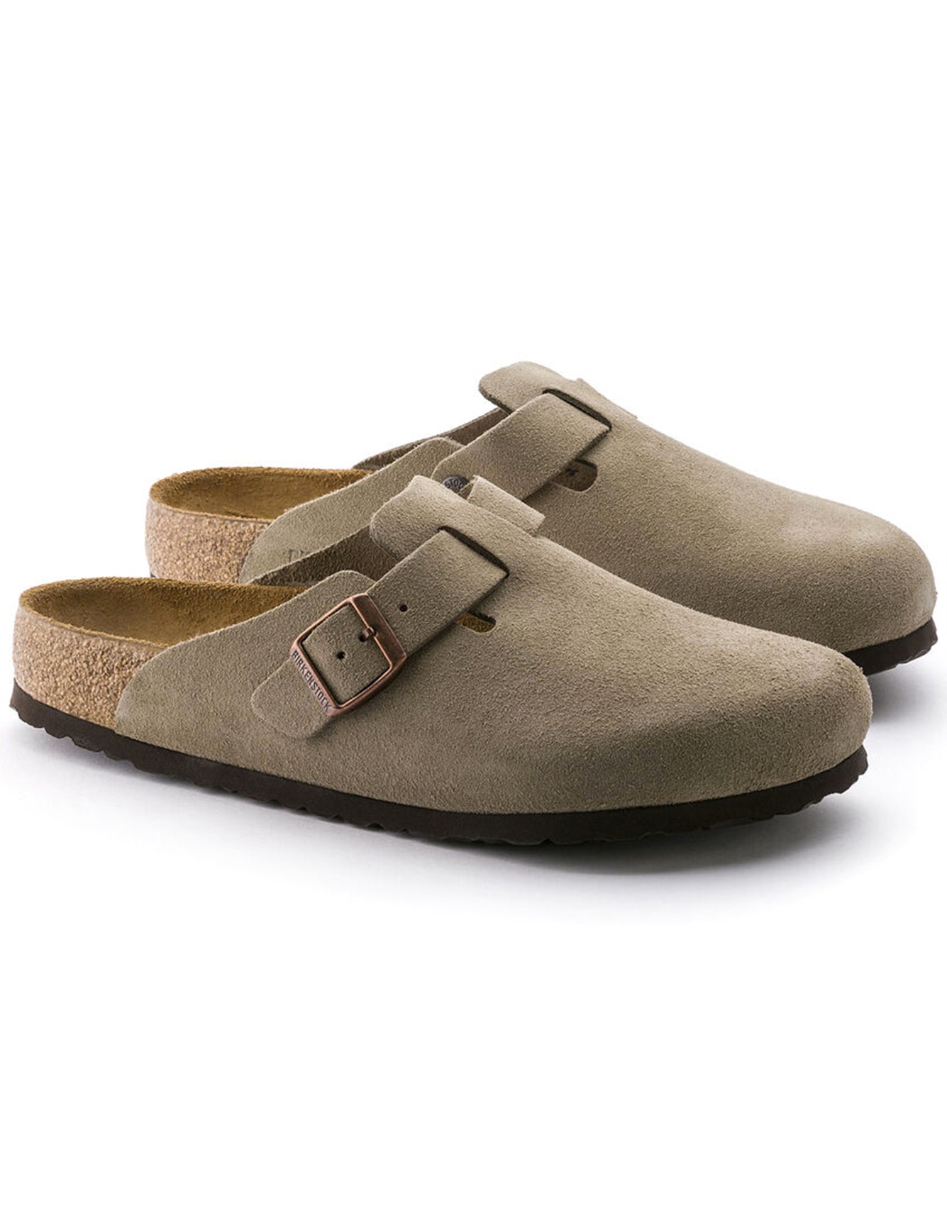 Birkenstock Boston Soft Suede Taupe