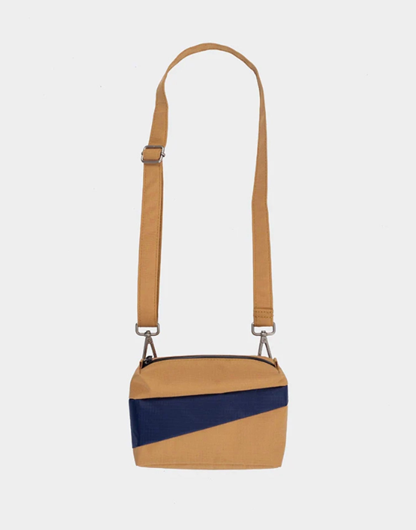 Susan Bijl The New Bum Bag Camel&Navy Small