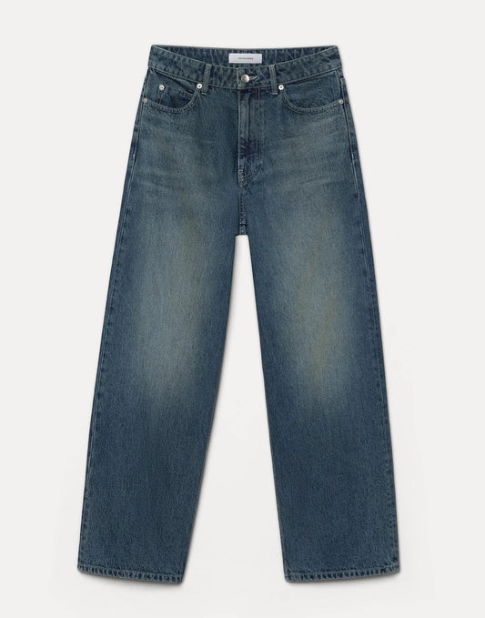 Pomandère Five-pocket Denim Stone Wash Indigo