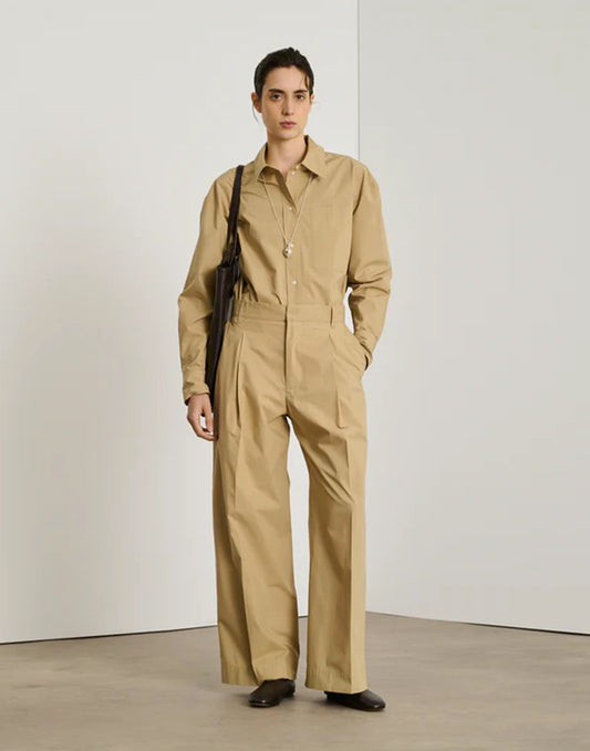 Soeur Devy Trousers Dark Beige