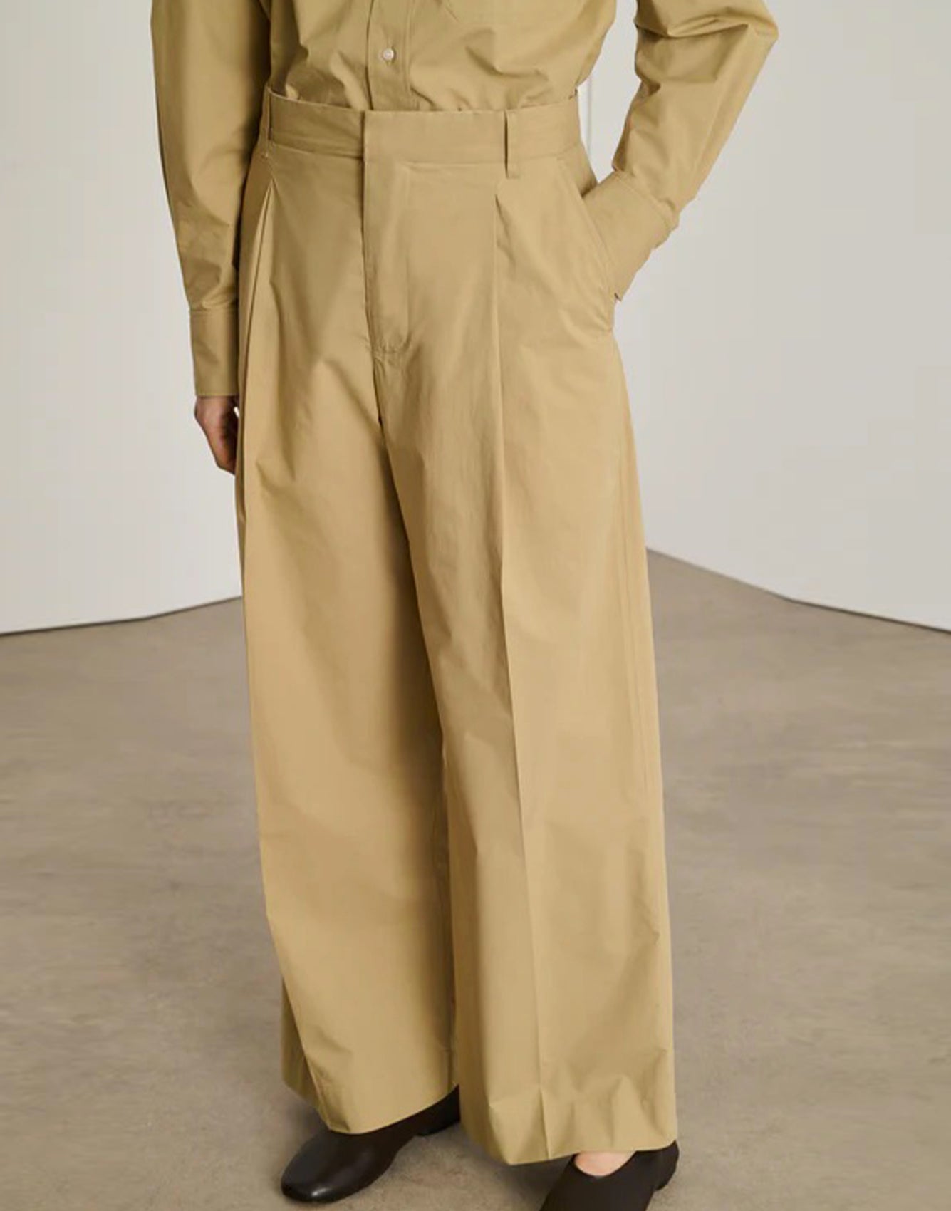 Soeur Devy Trousers Dark Beige