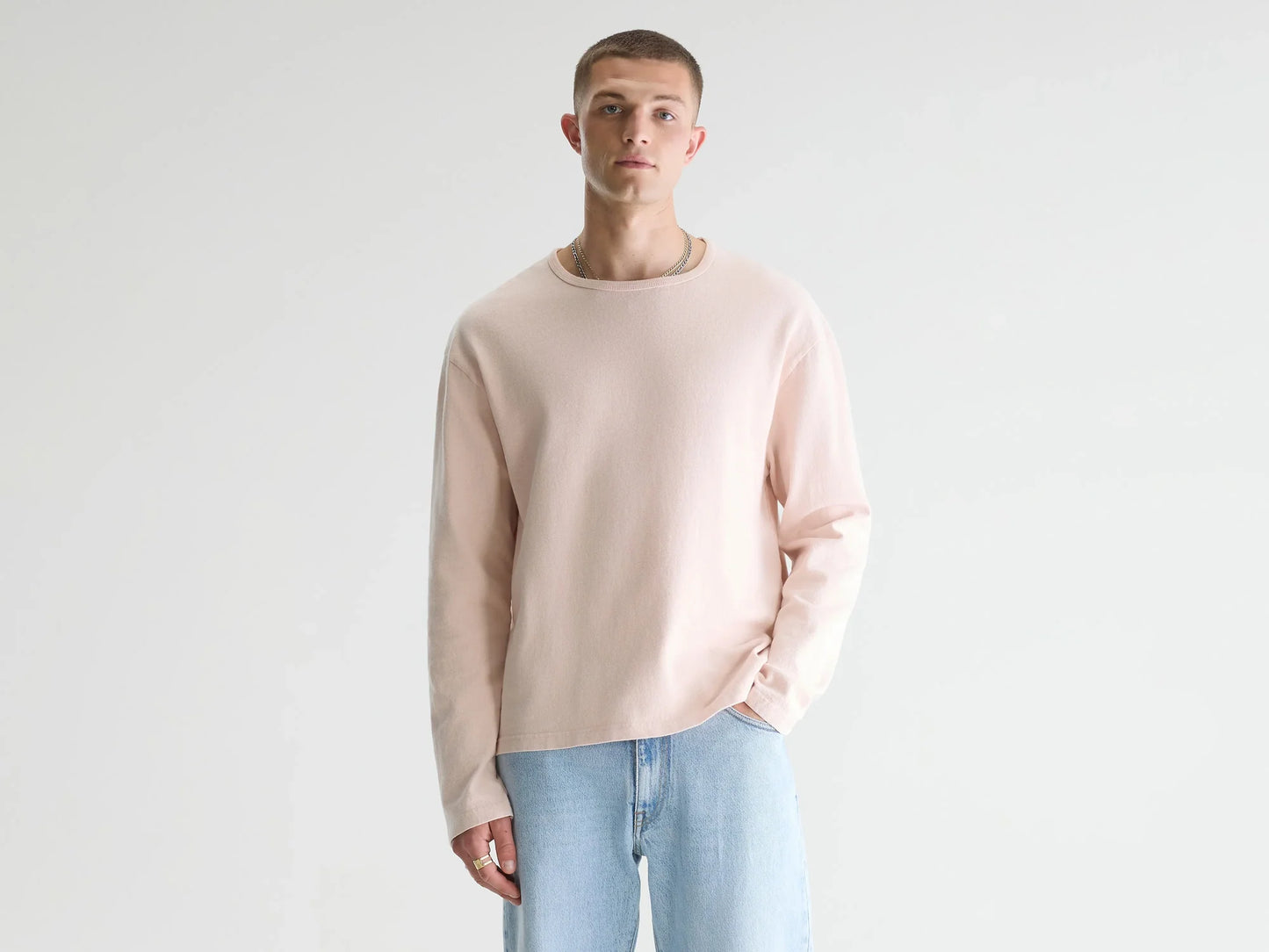 Bellerose Fuller Long-sleeve T-shirt Old Pink