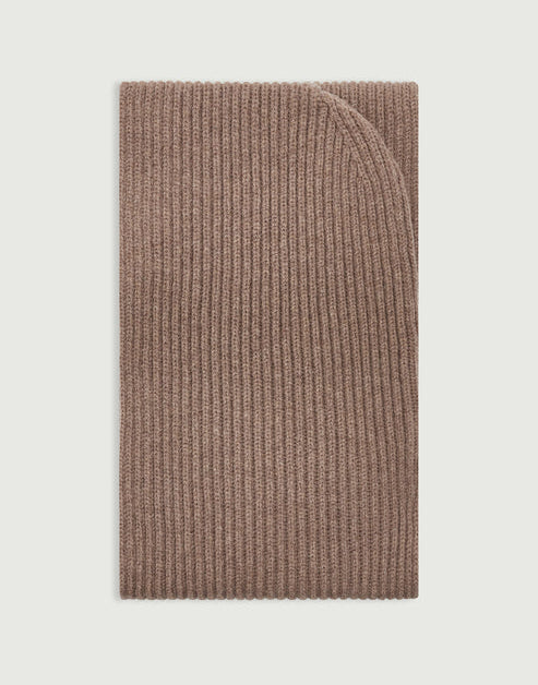 Soeur Loretta Hooded Scarf Mottled Beige