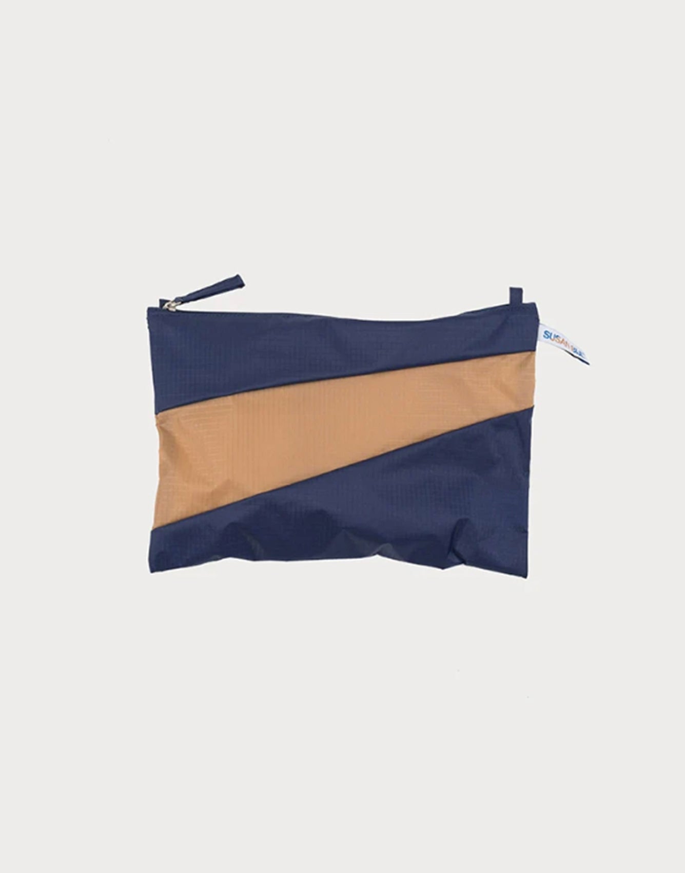 Susan Bijl The New Pouch Navy&Camel Medium