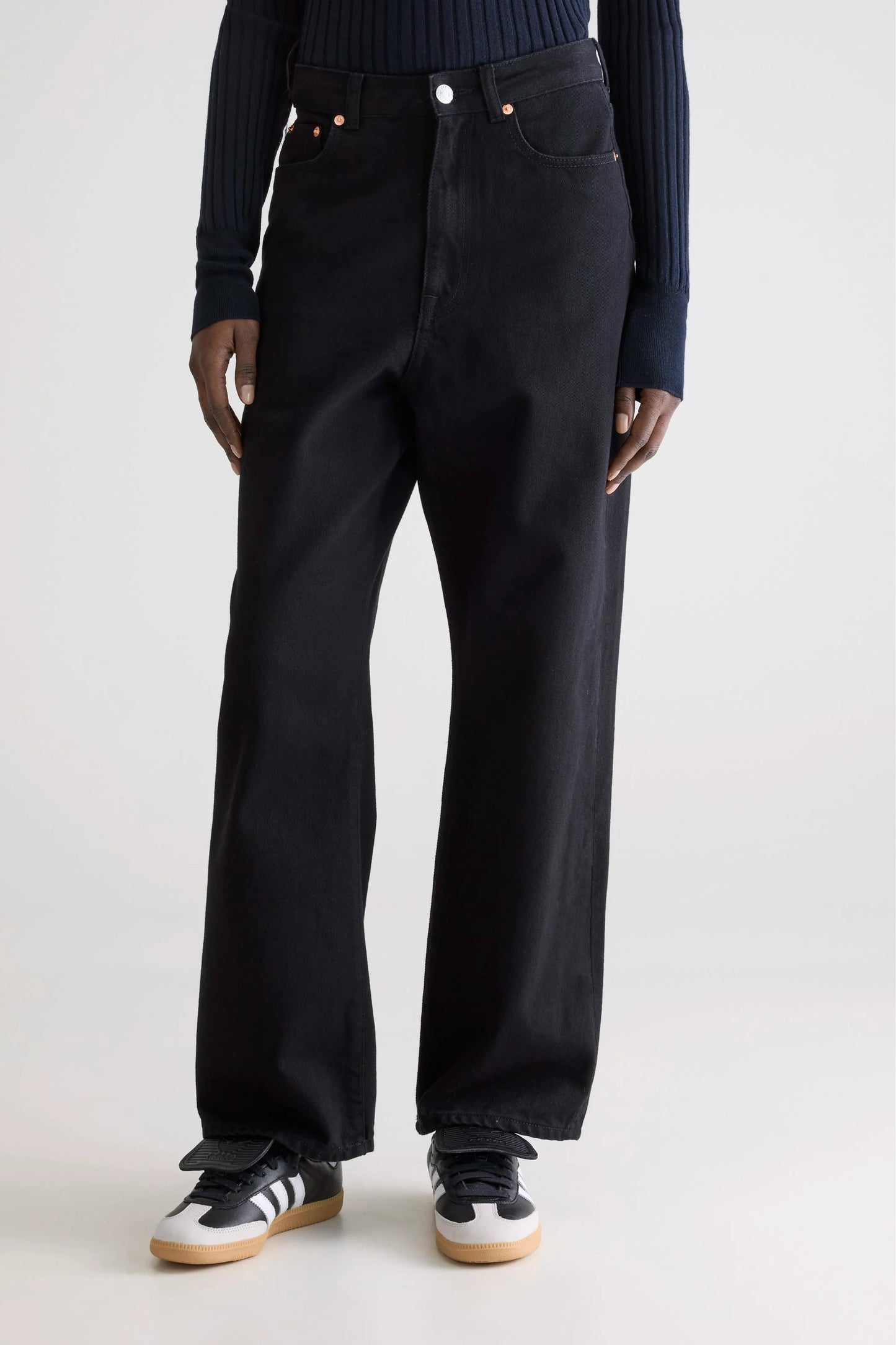 Bellerose Denim N. 61 Wide Jeans Black