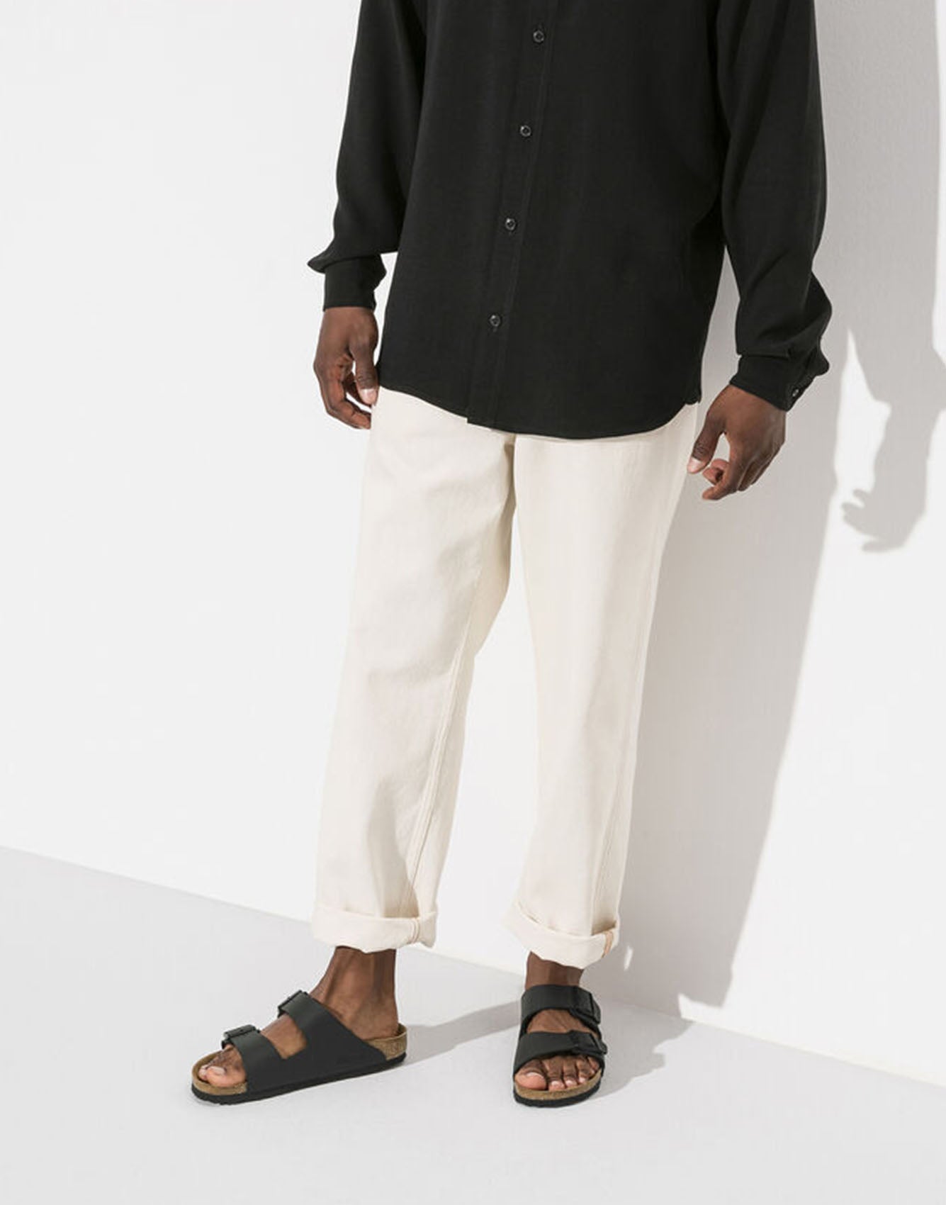 Birkenstock Arizona Black Birko Flor