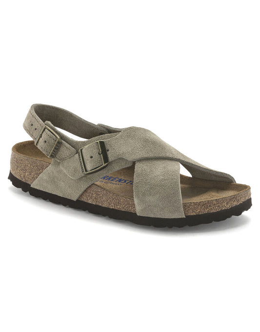 Birkenstock Tulum SFB Taupe Suede Leather