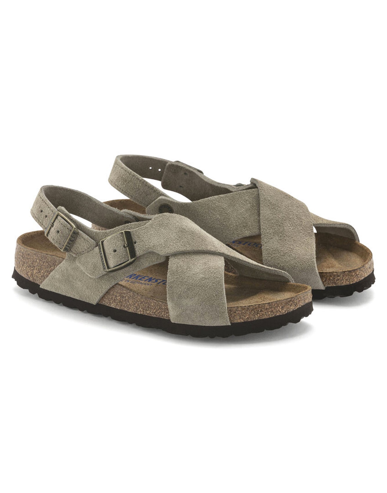 Birkenstock Tulum SFB Taupe Suede Leather