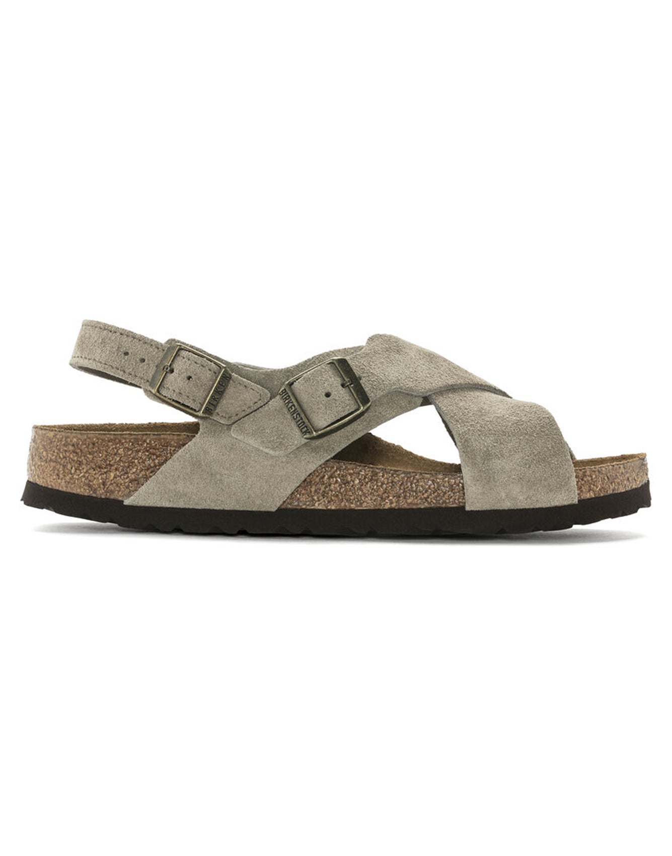 Birkenstock Tulum SFB Taupe Suede Leather