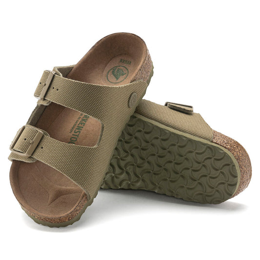 Birkenstock Arizona Faded Khaki Vegan Canvas