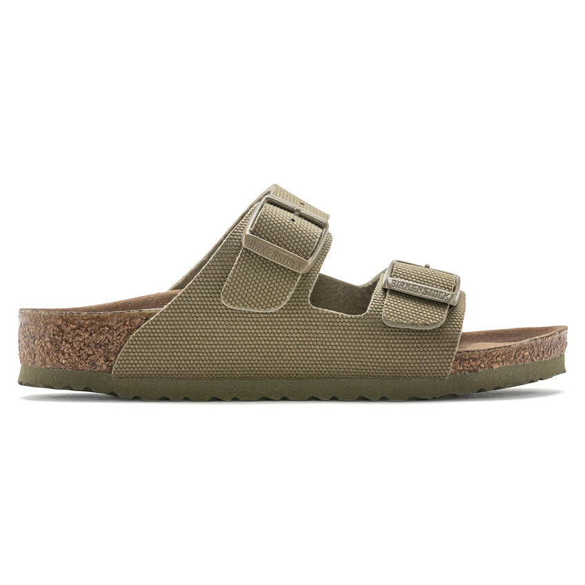 Birkenstock Arizona Faded Khaki Vegan Canvas