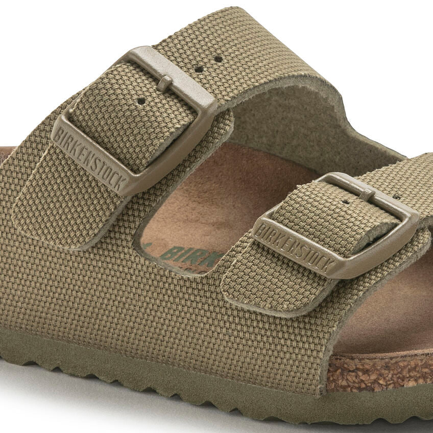 Birkenstock Arizona Faded Khaki Vegan Canvas