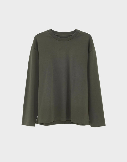 Bellerose Vlugi Long-sleeve T-shirt Olive