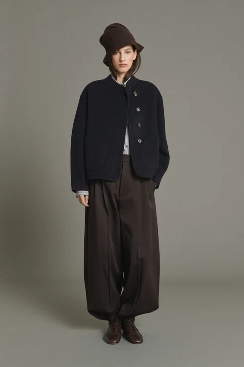 Soeur Windsor Boxy Jacket Deep Navy