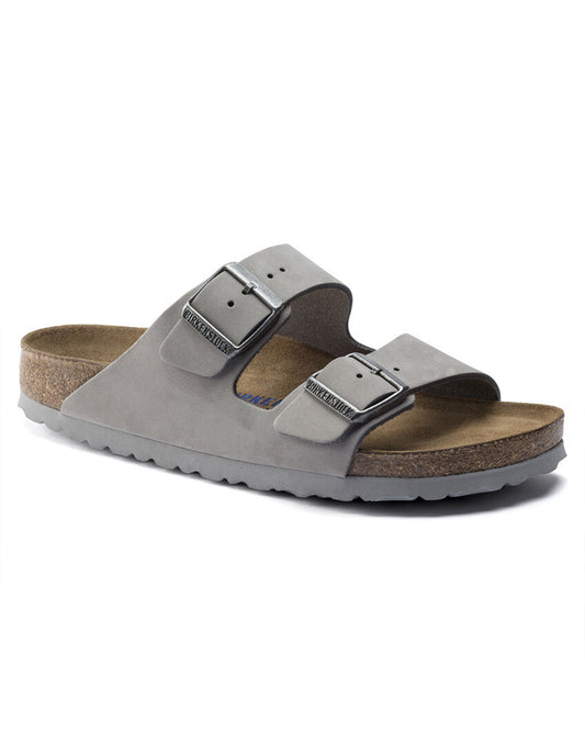 Birkenstock Arizona SFB Dove Grey Nubuck Leather