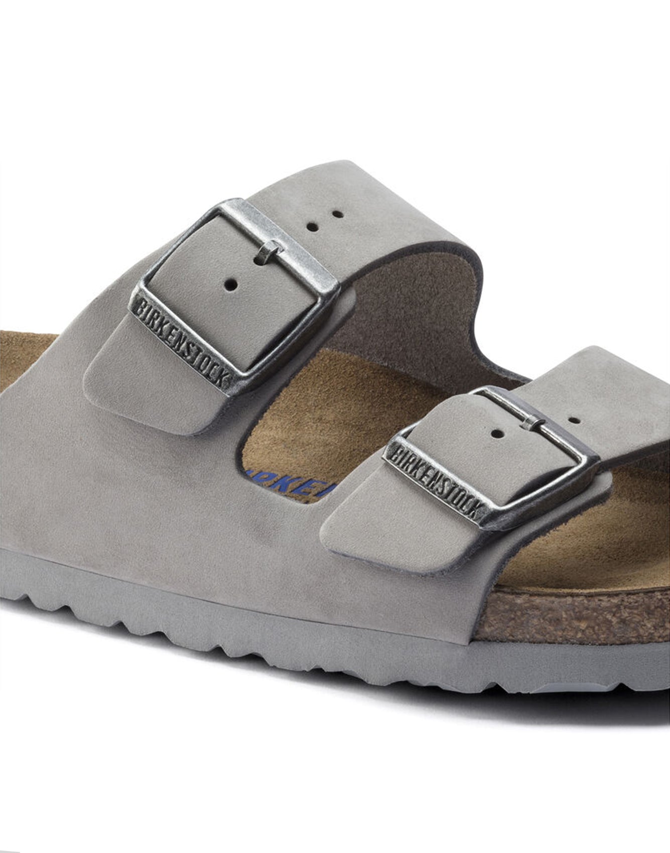Birkenstock Arizona SFB Dove Grey Nubuck Leather
