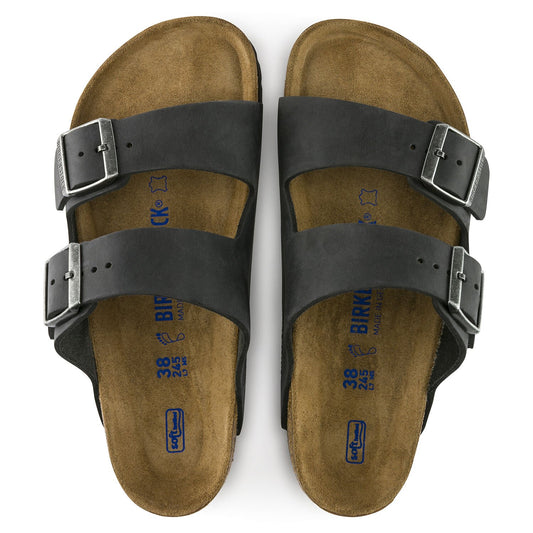 Birkenstock Arizona SFB Black Oiled Leather