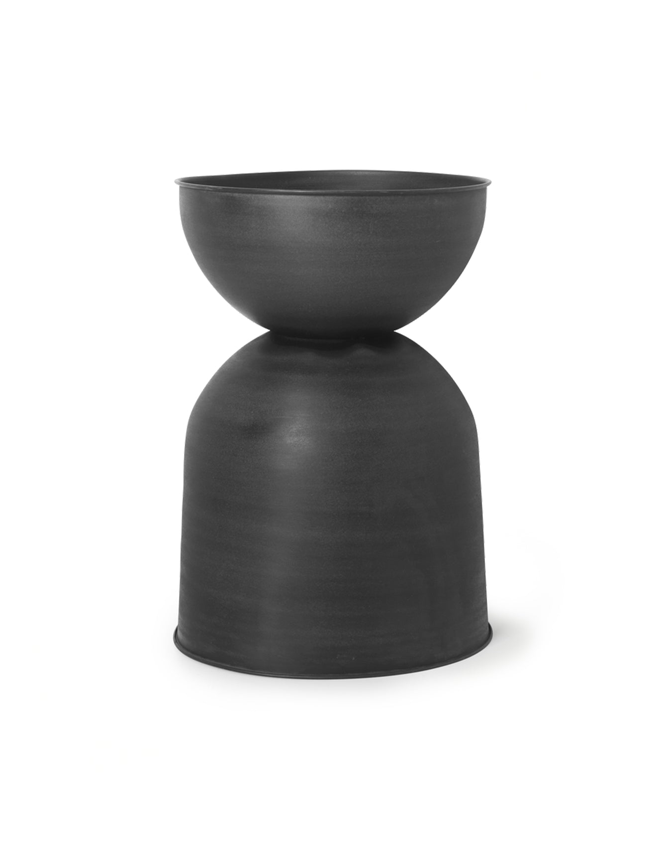 Ferm Living Hourglass Pot - Black Large