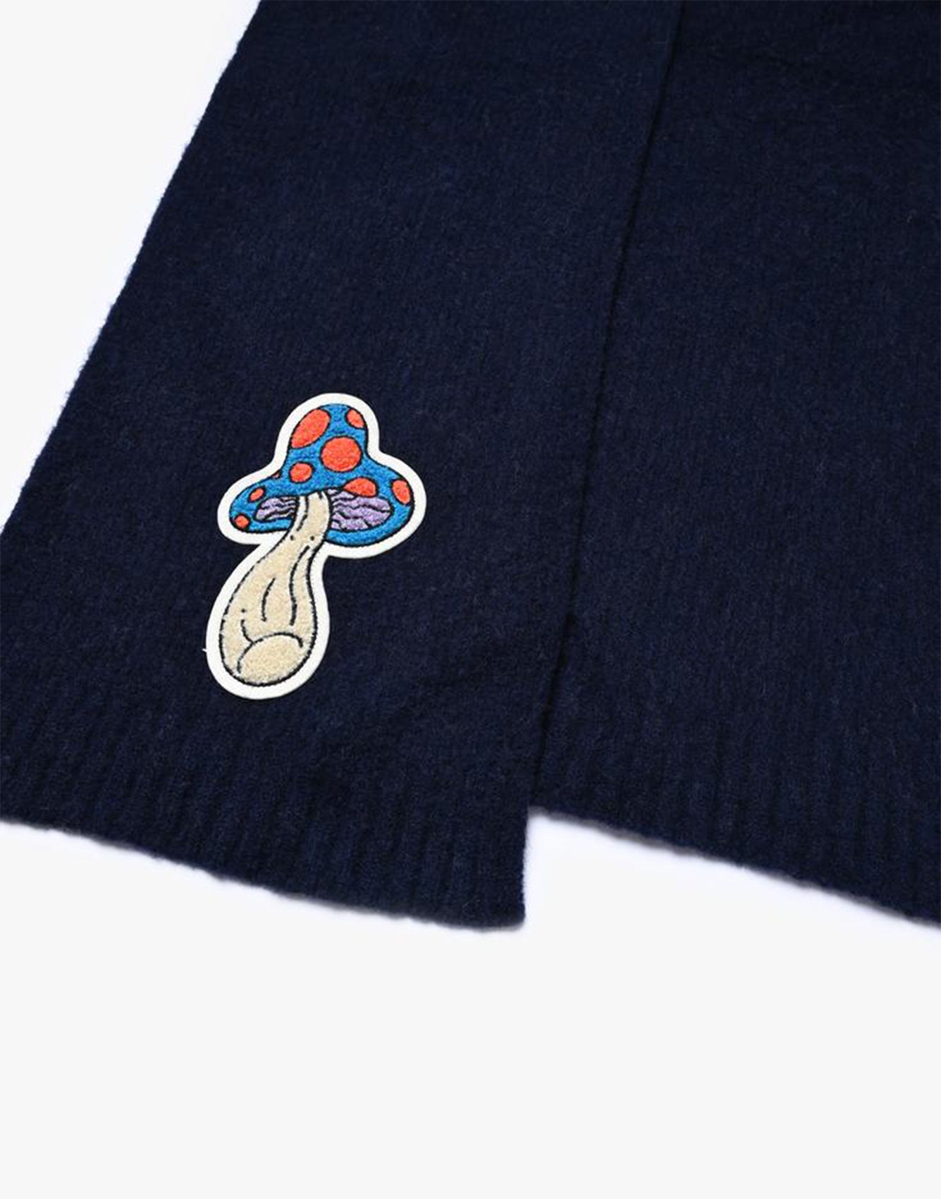 Howlin' Magic Mushroom Scarf - Navy