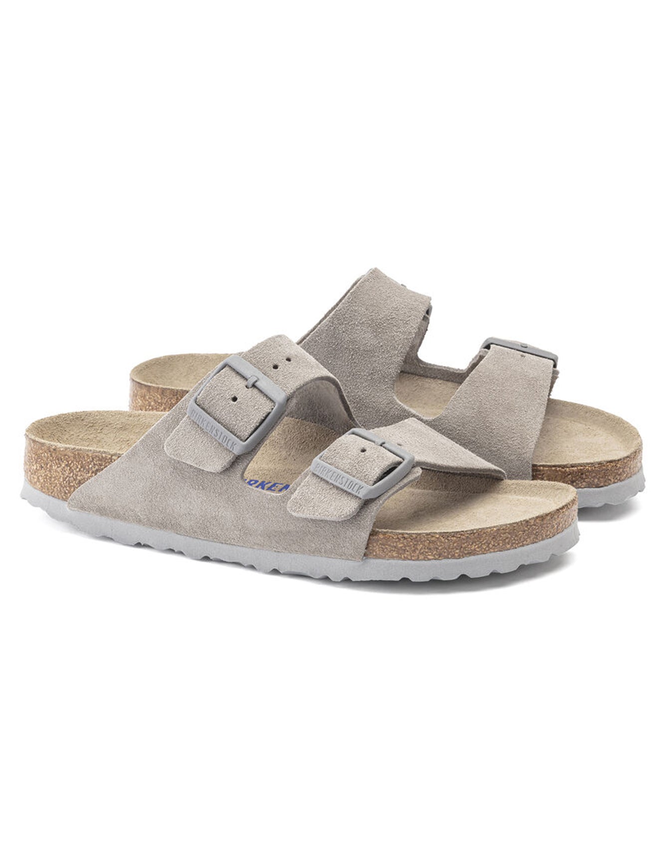 Birkenstock Arizona SFB Stone Coin Suede Leather