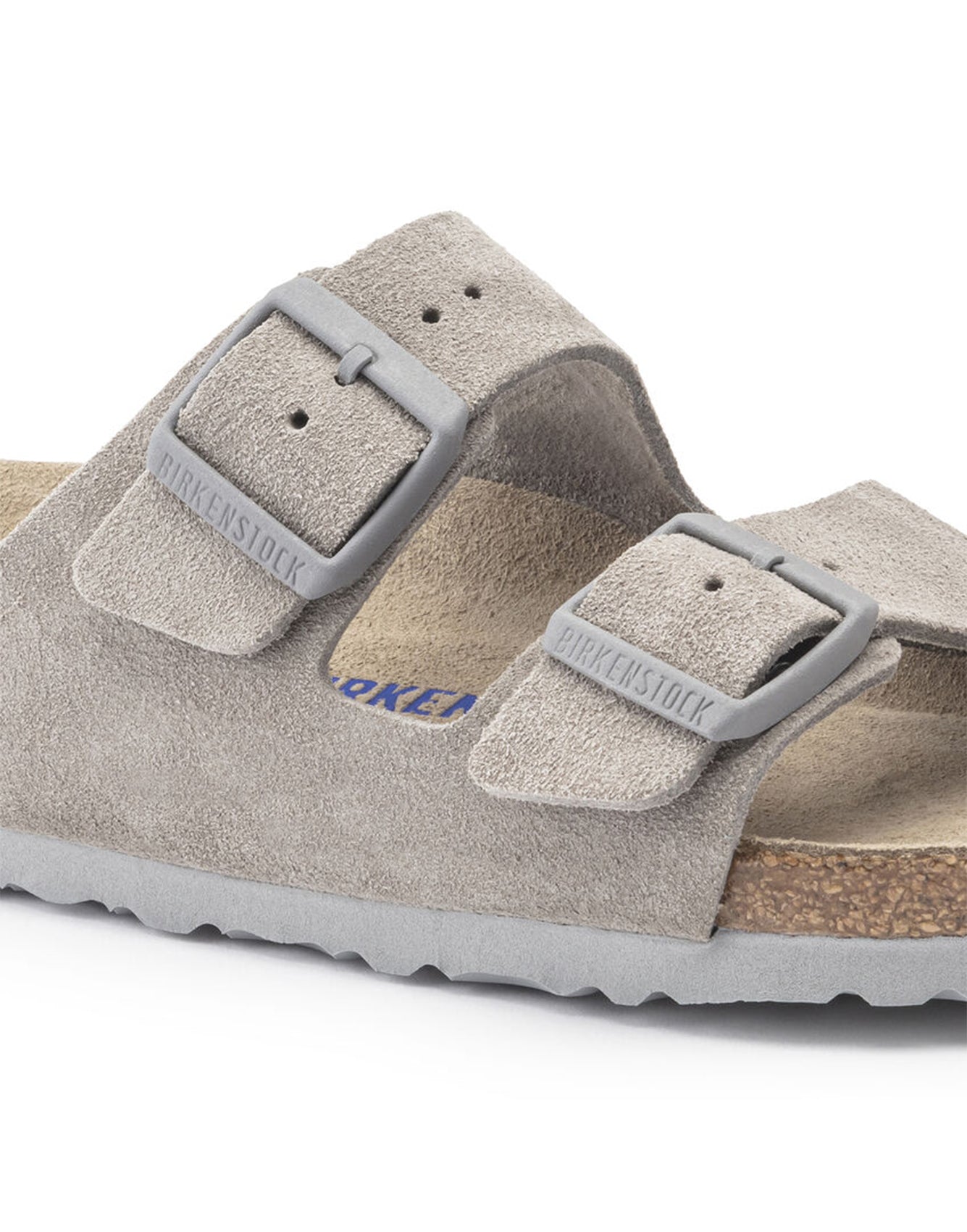 Birkenstock Arizona SFB Stone Coin Suede Leather