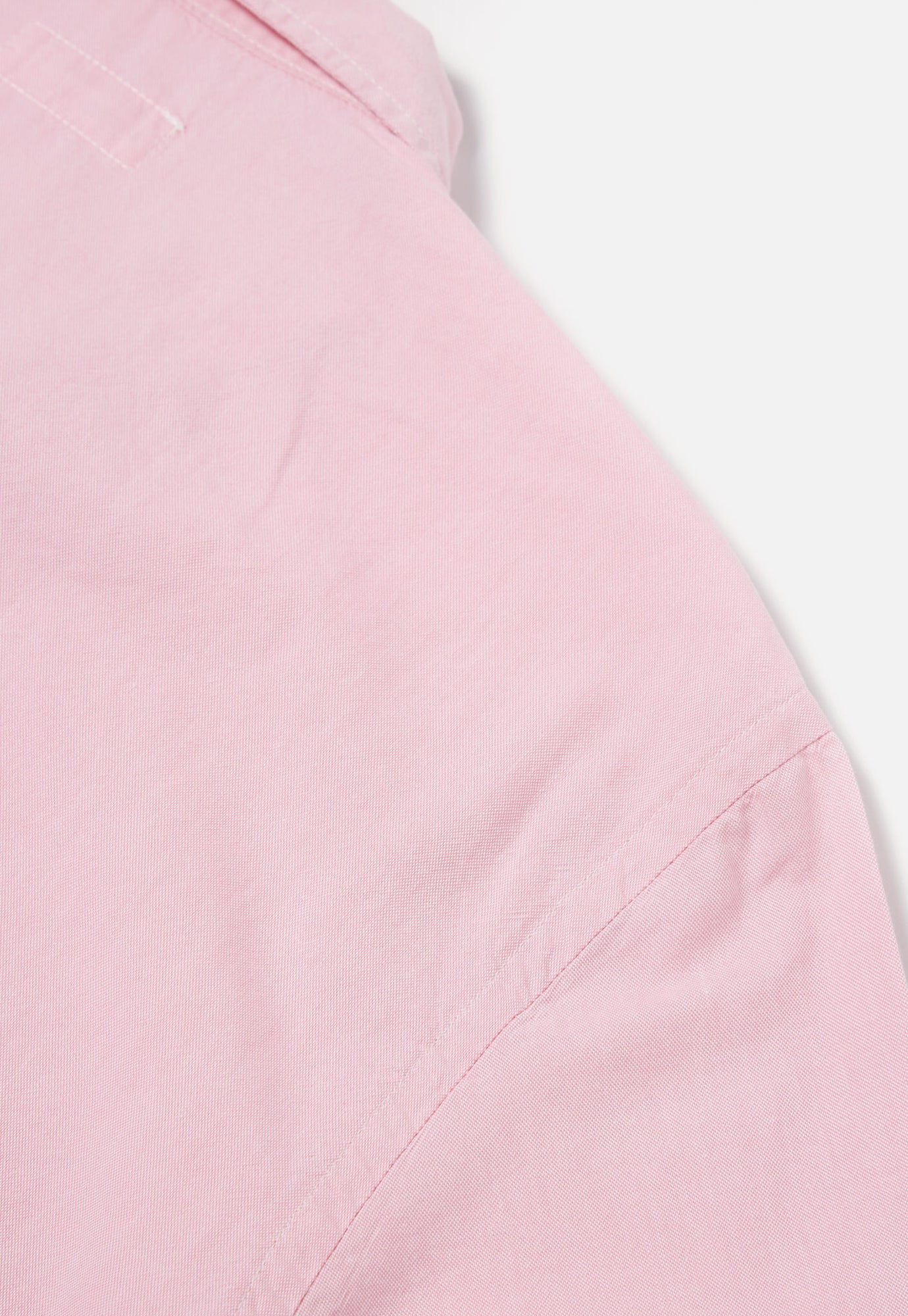 Universal Works Road Shirt In Pink Organic Oxford